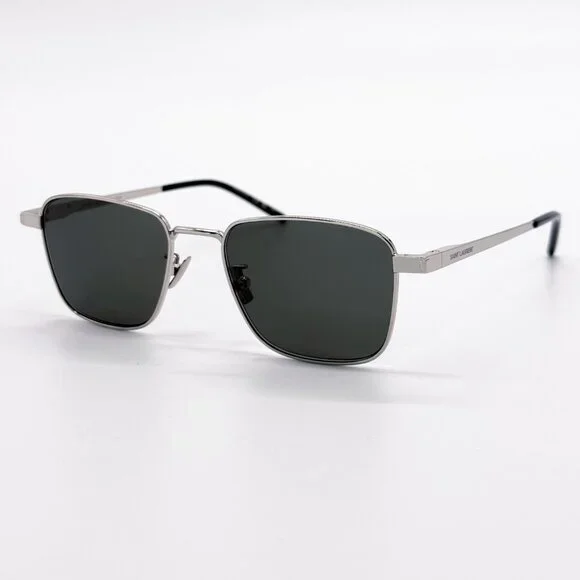NEW SAINT LAURENT SL 529 002 SILVER GREY UNISEX SUNGLASSES SAINT LAURENT